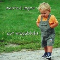 wanted legos got megabloks