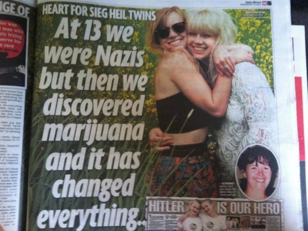 At 13 we were Nazis but then we discovered marijuana and it has changed everything...