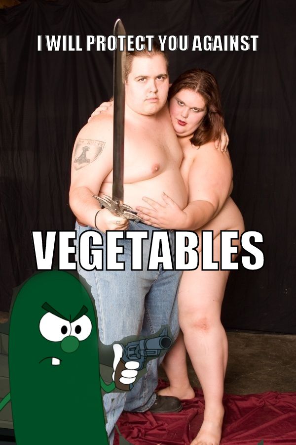 I WILL PROTECT YOU AGAINST VEGETABLES
