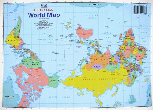 AUSTRALIAN WORLD MAP