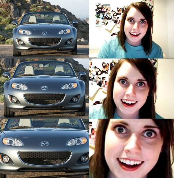 overly attached sports car