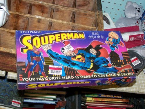 SOUPERMAN YOUR FAVORITE HERO IS HERE TO SAVE THE WORLD!