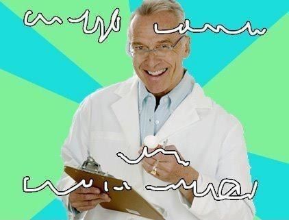 doctors handwriting meme