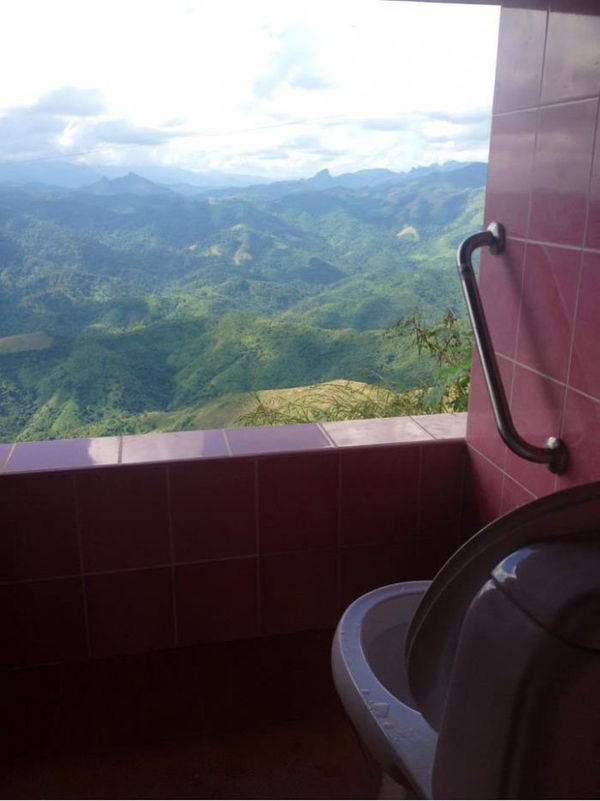 the best place to take a dump