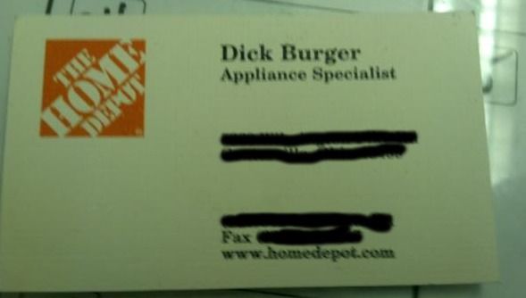 Dick Burger
 Appliance Specialist
 THE HOME DEPOT
