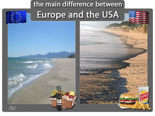 the main difference between Europe and the USA