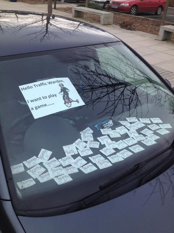 Hello Traffic Warden, I want to play a game...