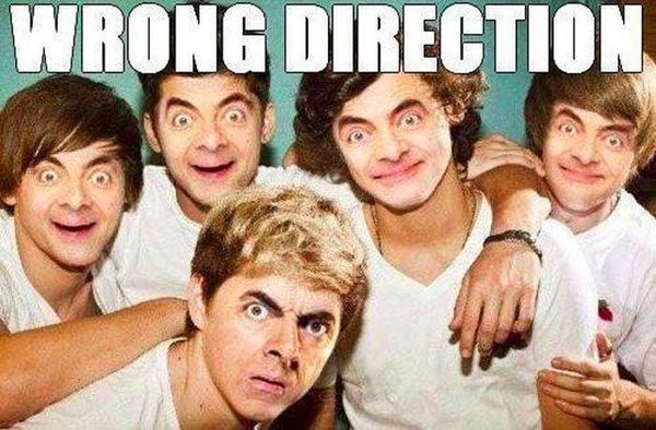 WRONG DIRECTION