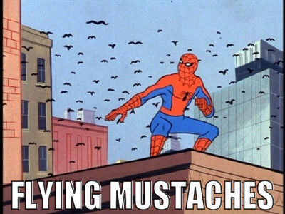 FLYING MUSTACHES