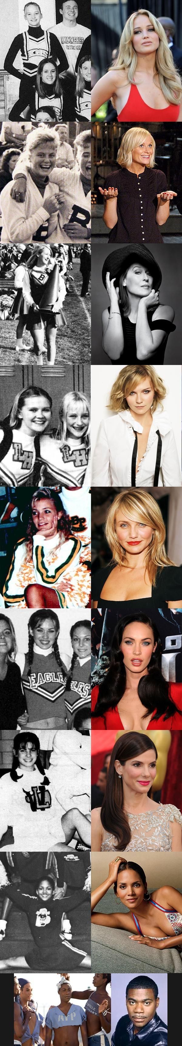 started as cheerleaders
