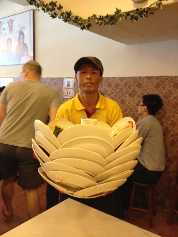 asian waiters