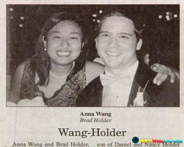 Anna Wang
 Brad Holder
 Wang-Holder