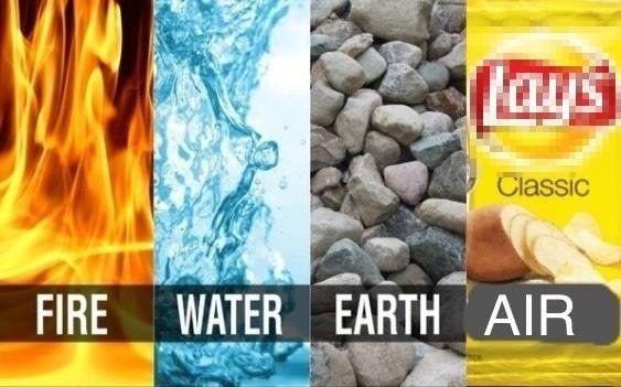 FIRE WATER EARTH AIR