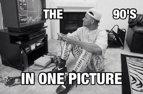 THE 90'S IN ONE PICTURE
