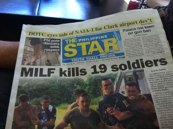 MILF kills 19 soldiers