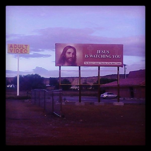 ADULT VIDEO
 JESUS IS WATCHING YOU