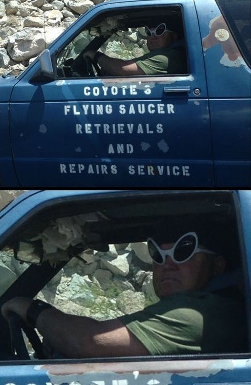 COYOTE'S FLYING SAUCER RETRIEVALS AND REPAIRS SERVICE