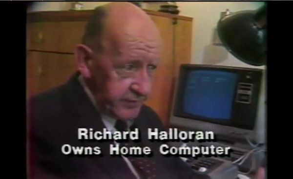 Richard Halloran Owns Home Computer