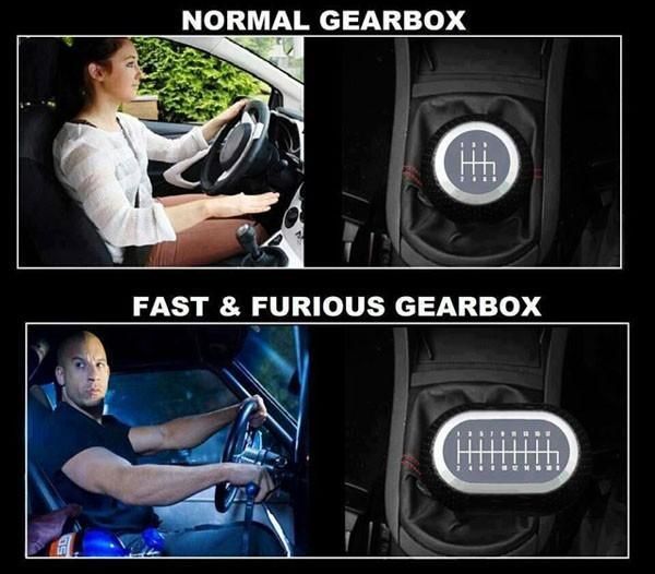NORMAL GEARBOX
 FAST & FURIOUS GEARBOX