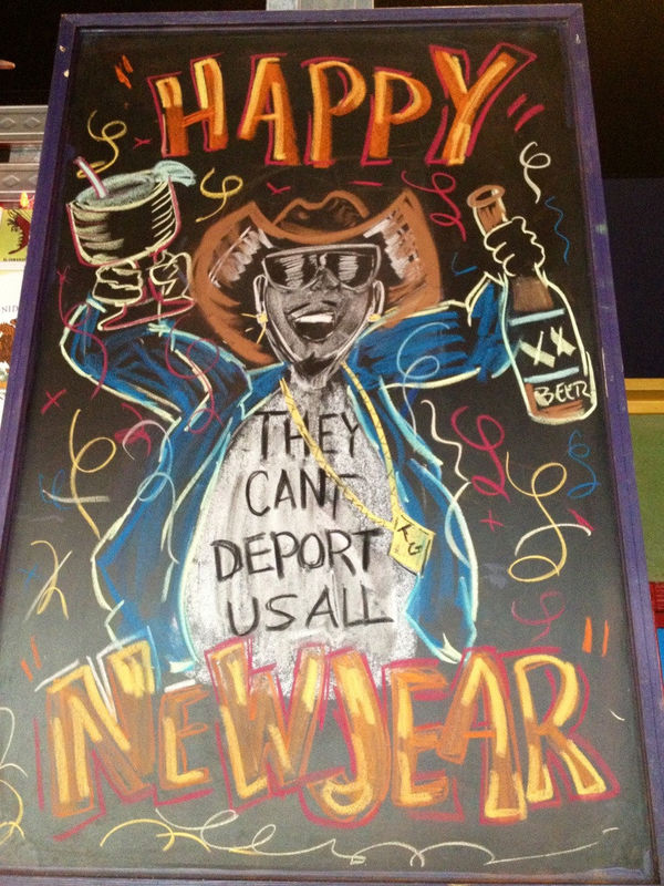 HAPPY NEW JEAR
 THEY CANT DEPORT US ALL
