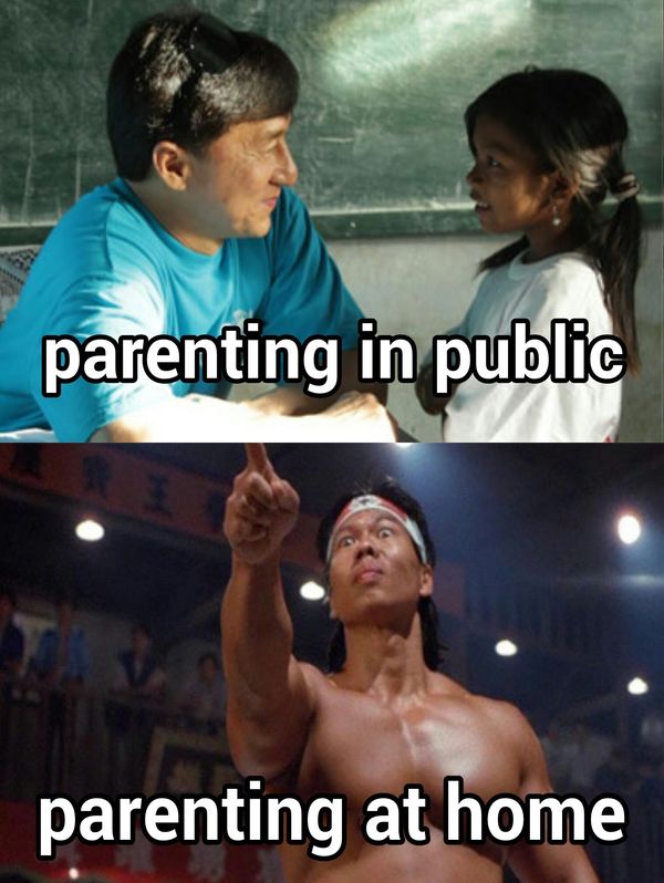 parenting in public
 parenting at home