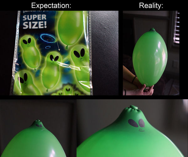 Expectation Reality SUPER SIZE!