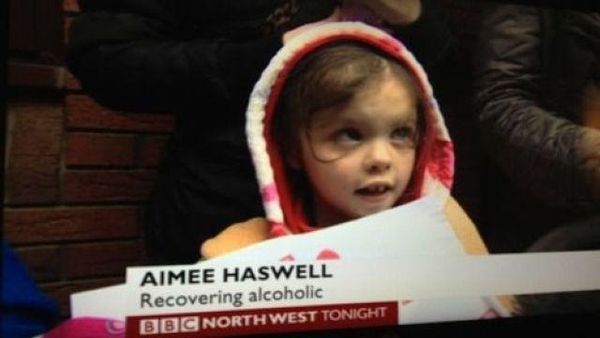 AIMEE HASWELL Recovering alcoholic