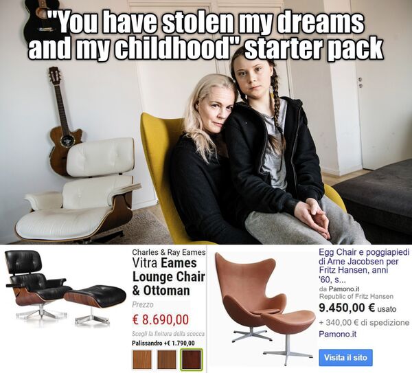 'You have stolen my dreams and my childhood' starter pack. Vitra Eames Lounge Chair & Ottoman € 8.690,00 