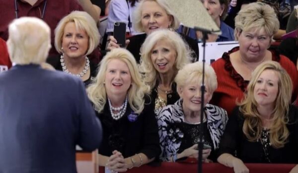 trumps blond groupies