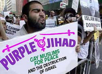 PURPLE JIHAD GAY MUSLIMS FOR PEACE AND THE DESTRUCTION OF ISRAEL
