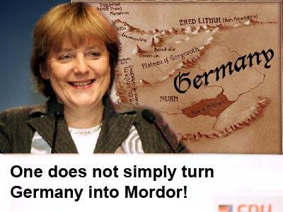 One does not simply turn Germany into Mordor!