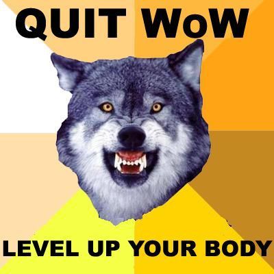 QUIT WoW LEVEL UP YOUR BODY